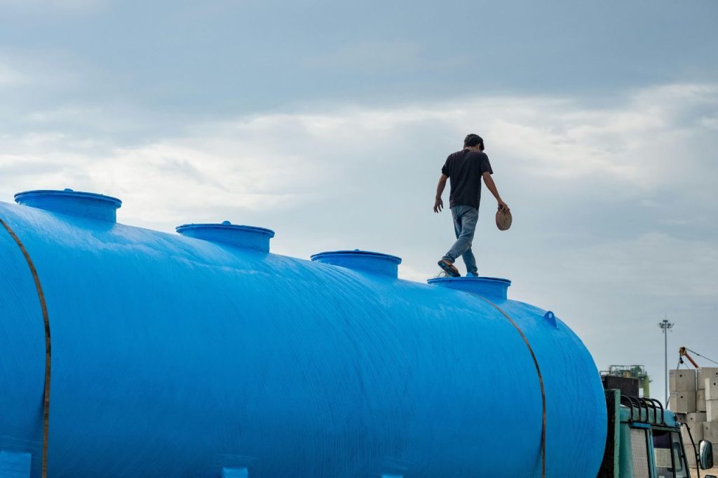 Water tank inspection